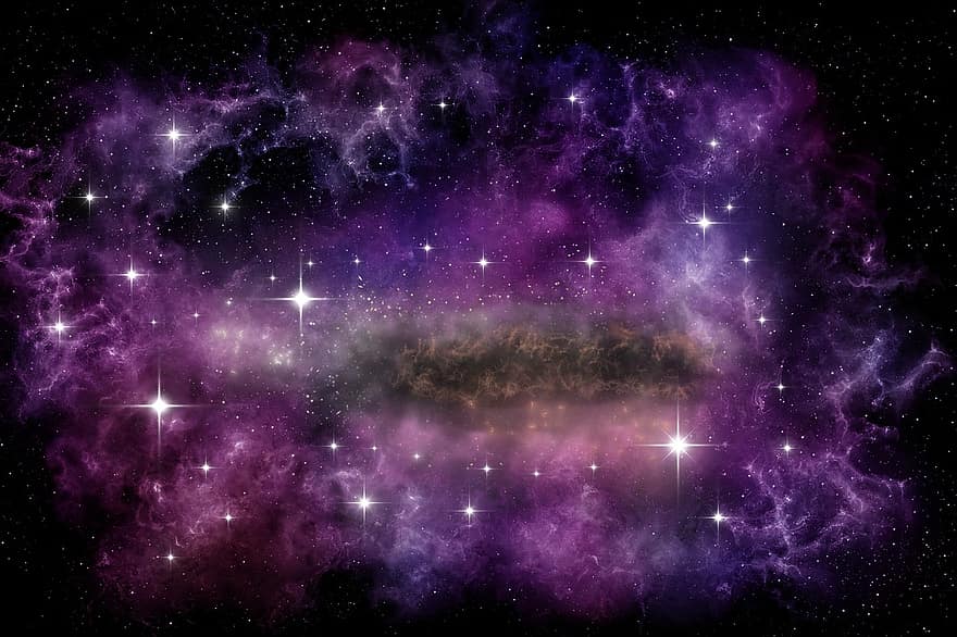 Космическая туманность, звезды, пространство, космос, обои на стену, вселенная, галактика, туманность, ночь, астрономия, звезда