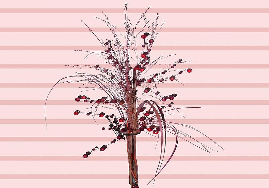 Plant, Nature, Blossom, Bloom, Grass, Map, Grasses, Greeting, Decoration, Greeting Card, Pink