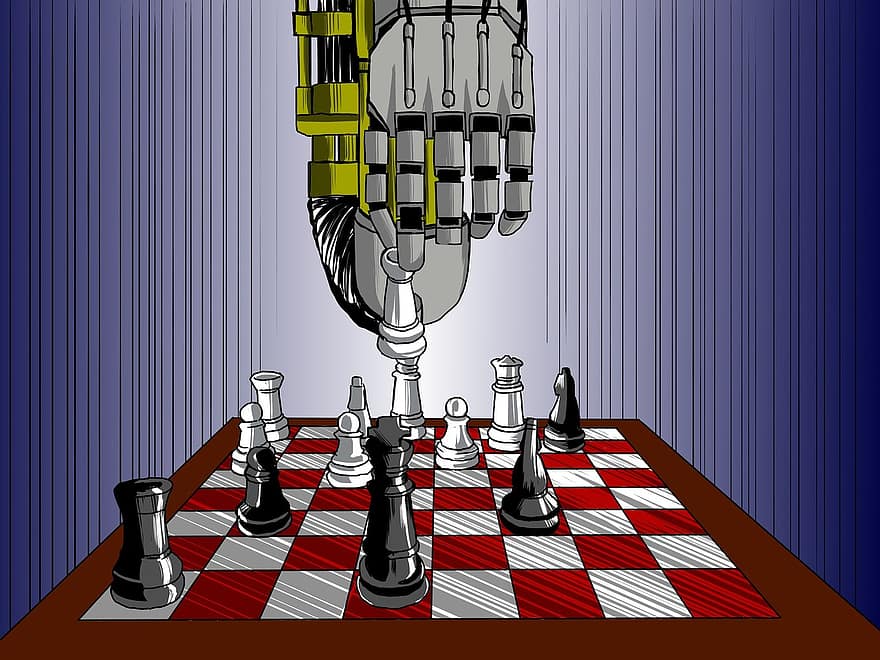 kunstig intelligens, sjakk, Robotarmen, teknologi