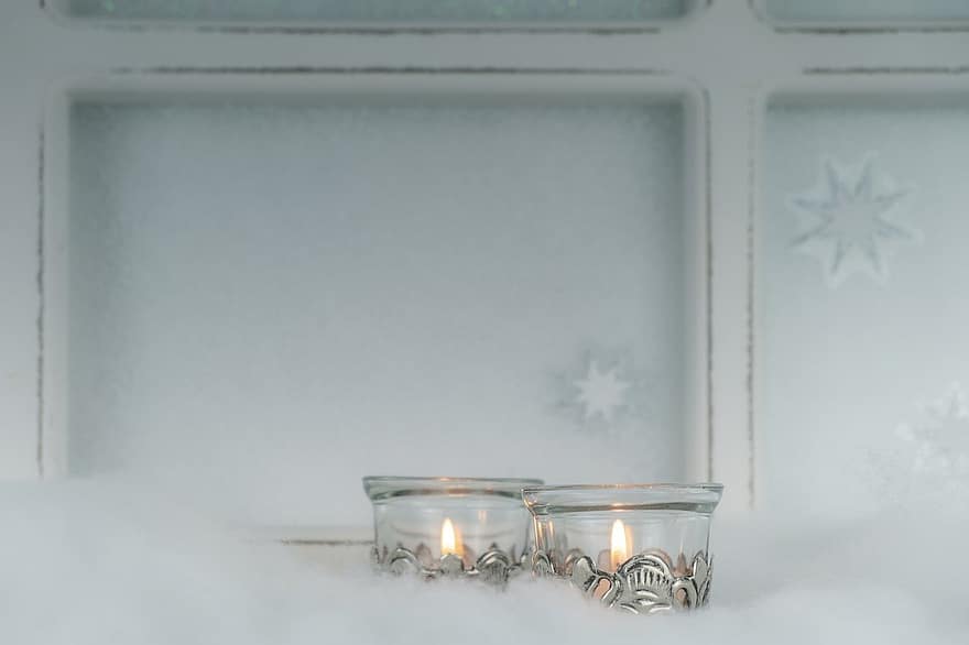 κεριά, φως κεριών, Χριστούγεννα, Χριστούγεννα φόντο, χειμώνας, Εποχή Άφιξης