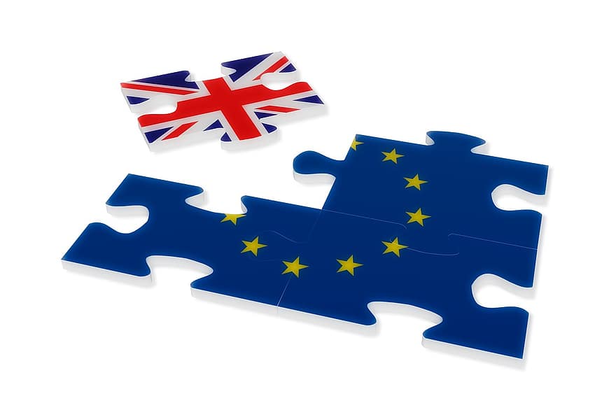 brexit, Europa, Reino Unido, bandera, rompecabezas, política, crisis, decisión, referéndum, votar, salida