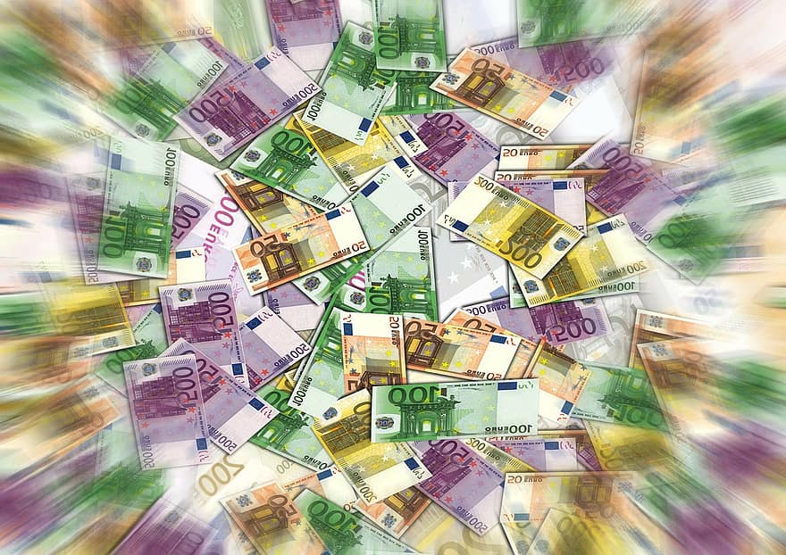 यूरो, लगता है, मुद्रा, अनेक, ढेर, यूरोप, पैसे, पैसा, व्यापार, वित्त, फायदा