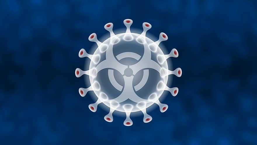 коронавірус, біологічна небезпека, символ, корона, вірус, пандемія, епідемія, короновірус, захворювання, інфекція, COVID-19