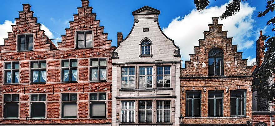 Buildings, Windows, Architecture, City, Flanders, Travel, Europe, Belgium