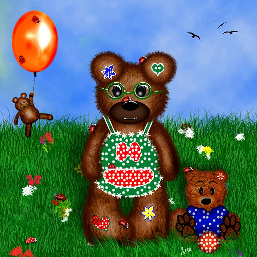 đồ họa, Teddy, gấu bông