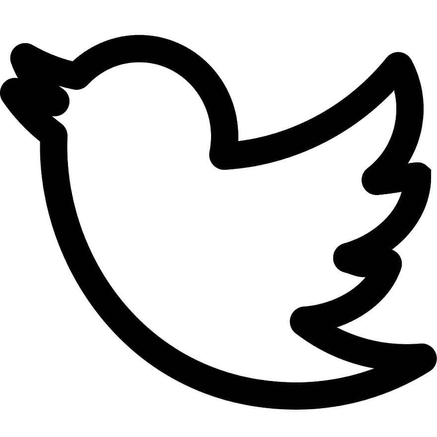 Twitter, socialt nätverk, logotyp