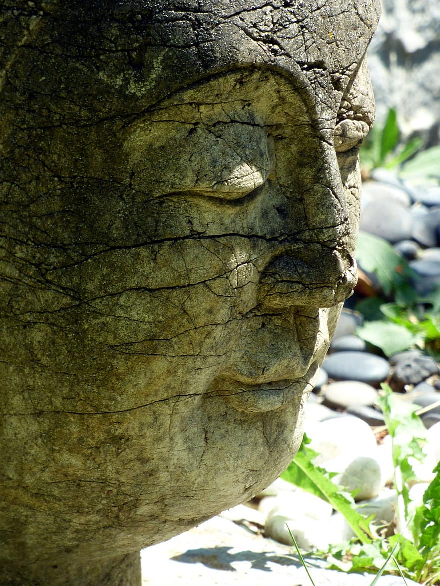 Buda, pierre, zen, meditación, relajación, armonía, naturaleza, espiritualidad, meditar, qi gong