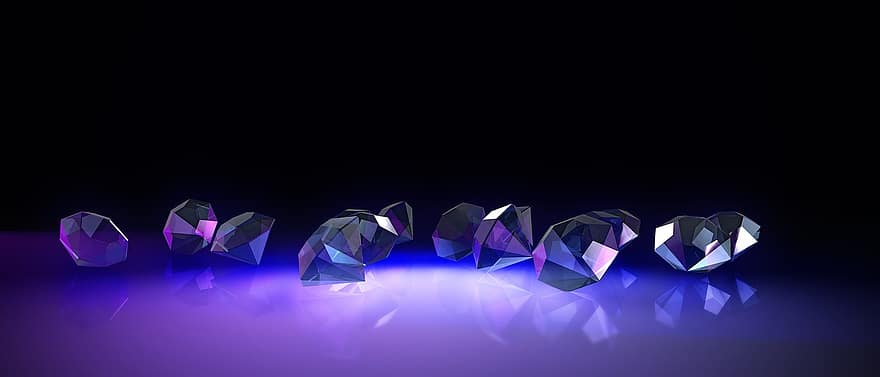 cristalls, diamants, lliscar, parpelleja, vidre, transparent