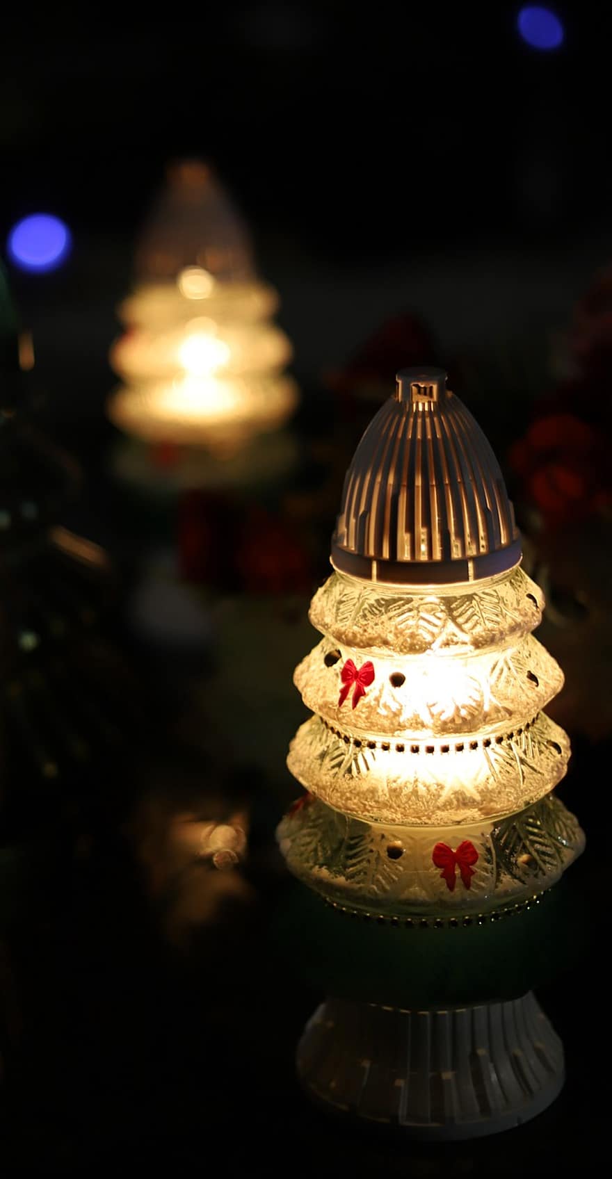 đèn lồng, nghĩa trang, cây thông Noel, Nến, ánh sáng, ngày lễ