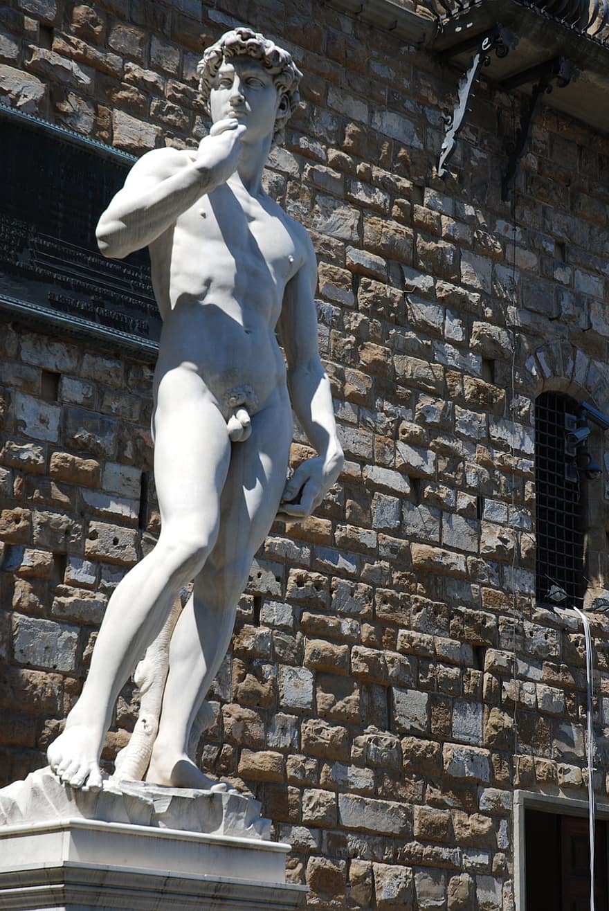 Florenz, Italien, Monumente, Skulpturen, die Architektur, Statuen, Tour, Skulptur