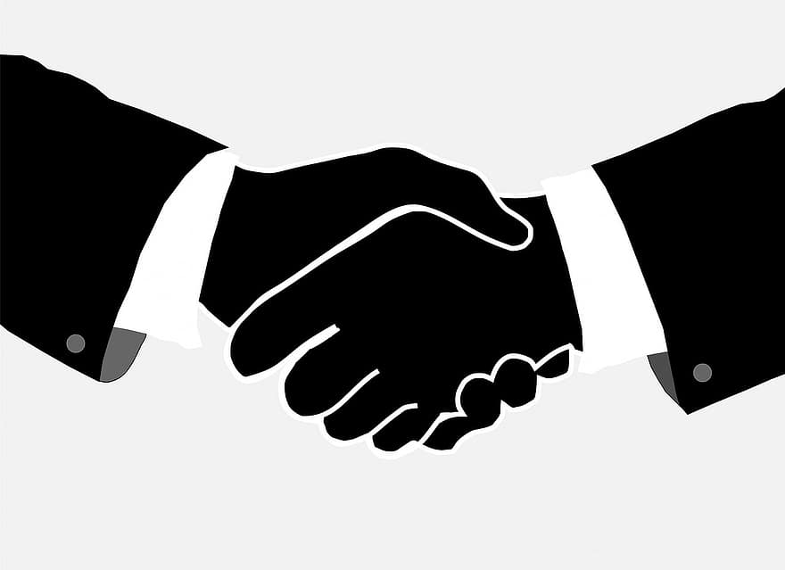 Handshake, Handshaking, Men, Man, Businessmen, Businessman, Art, Greeting, Agreement, Deal, Hand