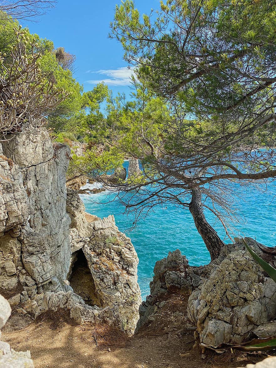 doğa, göl, açık havada, seyahat, keşif, deniz, Cap d'antibes, Fransız Rivierası