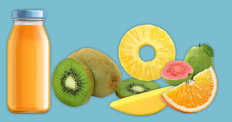 frukt, smoothie, sunn, ernæring, forfriskning, drikke, organisk