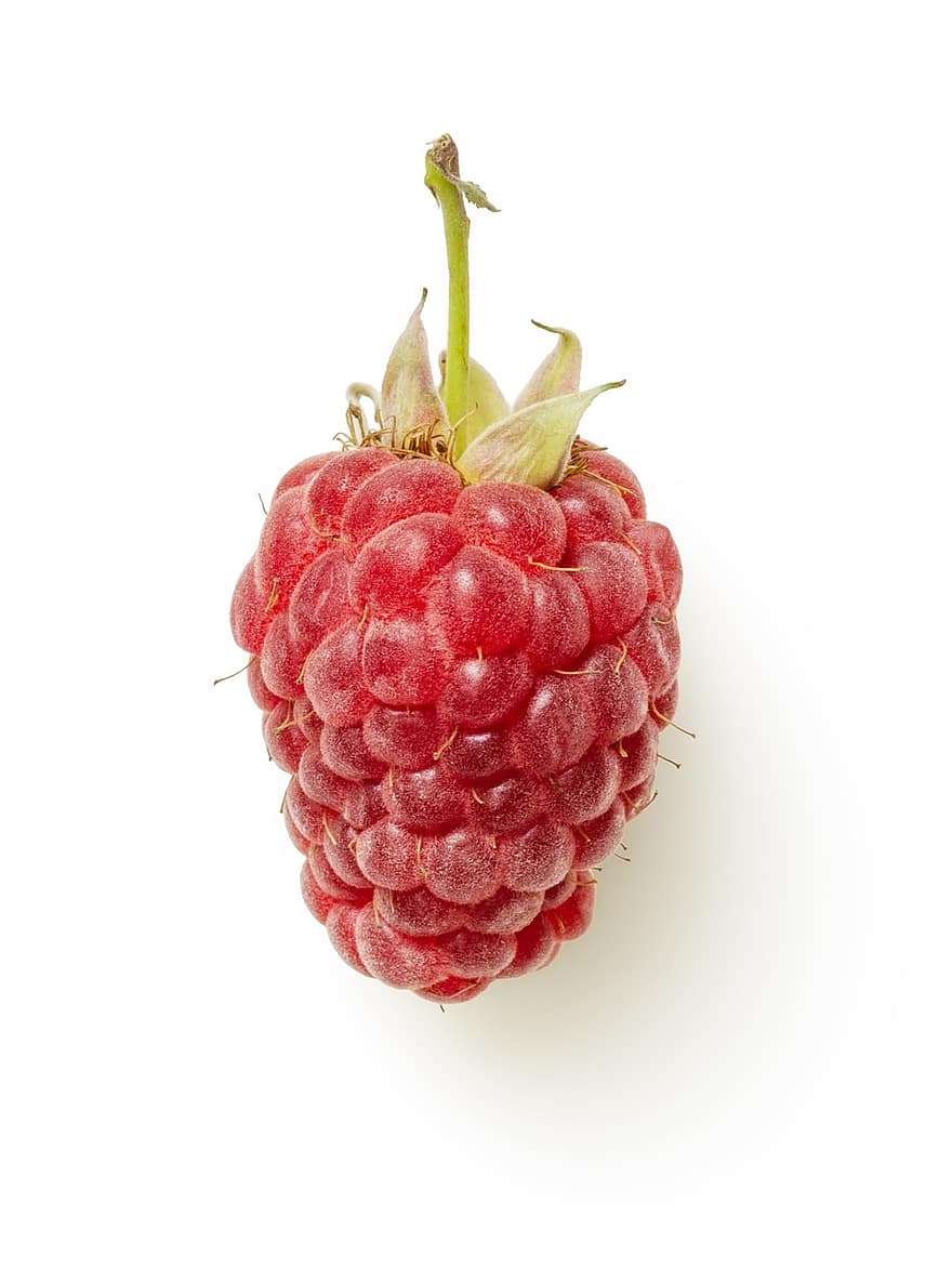 Raspberry, Fruit, Food, Berry, Red Berry, Organic, Natural, Healthy, Closeup, Vitamin, Isolated