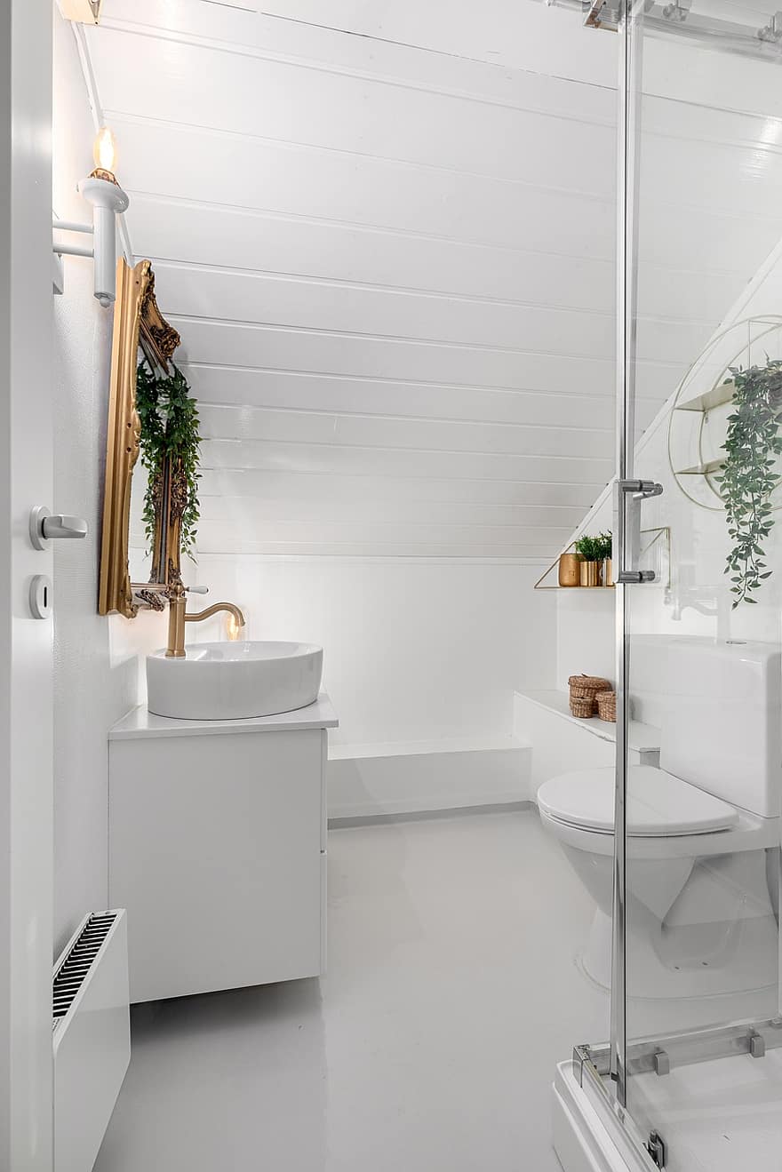 baie, design interior, în interior, igienă, proprietate imobiliara, modern, chiuvetă