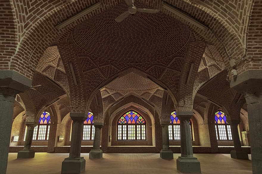 Tebriz Jameh Camii, cami, İran, Tebriz, anıt, Jameh Camii, turist çekiciliği, tarihi alan, Azerbeycan