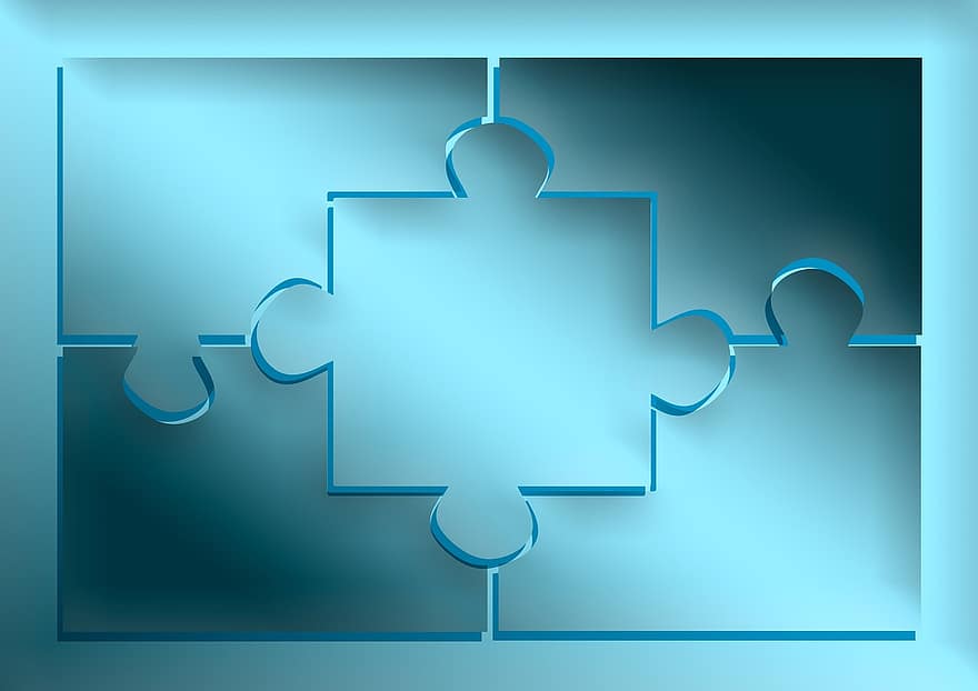 puzzle, partager, unité, Convivialité, similarité, parenté, harmonie, rencontre, consensus, communauté, lien