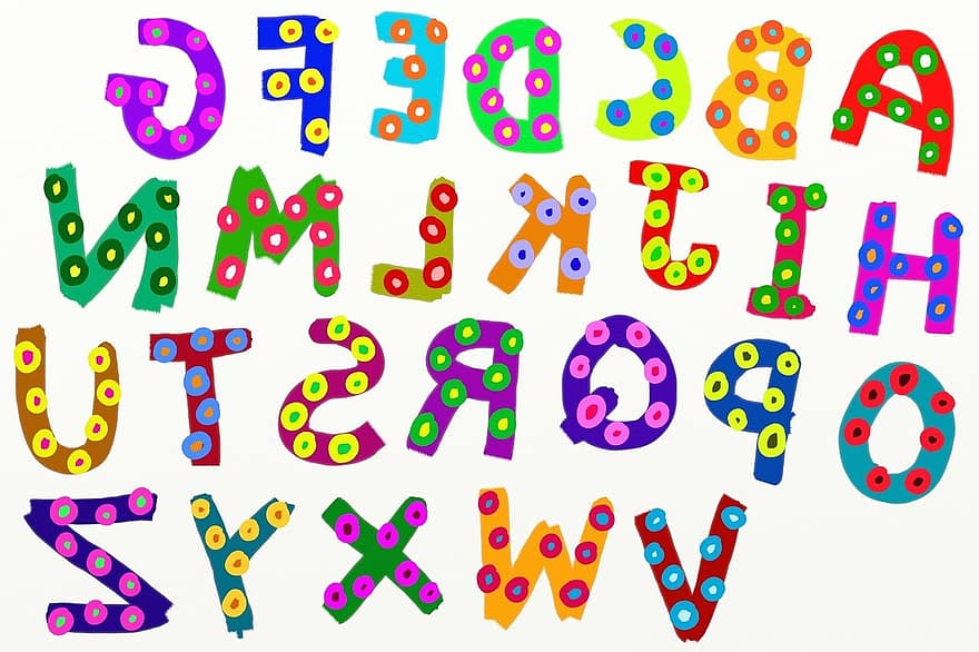 Alphabet, Text, Type, Typography, Typographic, Letters, Set, Collection, Font, Hand Drawn, Painted