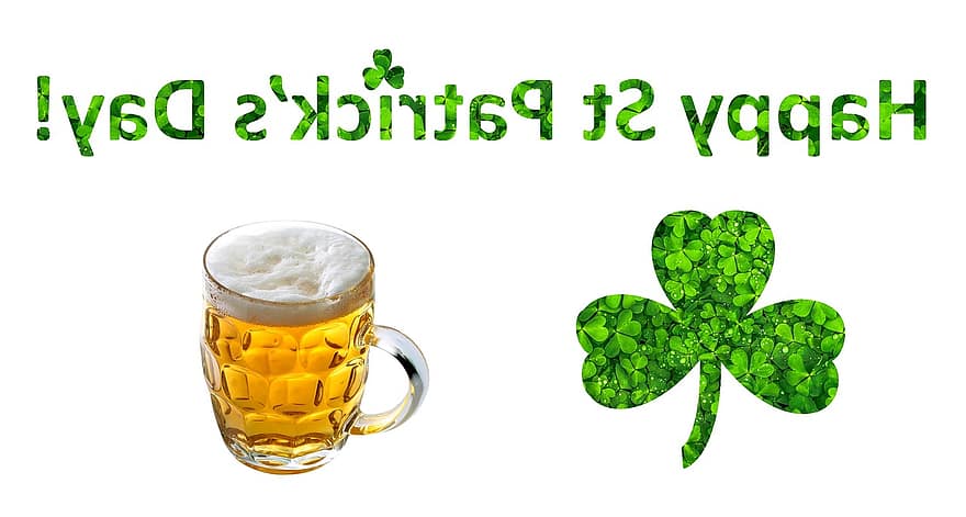 St Patricks Day, Sankt Patriks dag, irländsk, firande, vitklöver