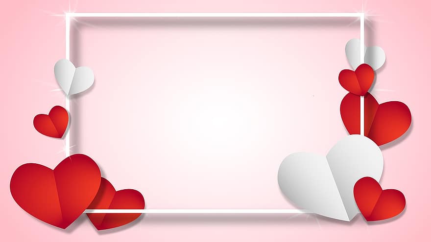fons, dia de Sant Valentí, amor, Sant Valentí, cor, dia, vermell, romanç, targeta, festa, celebració
