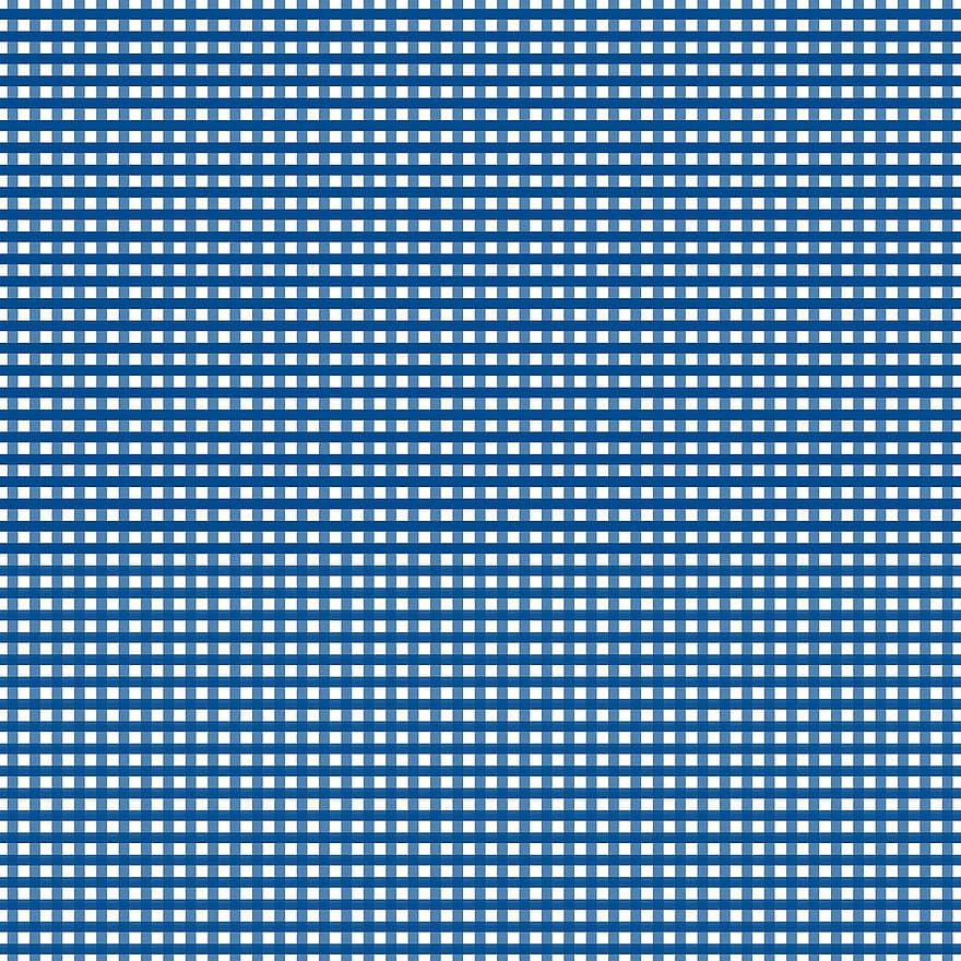 Gingham, Check, Plaid, Fabric, Pattern, Squares, Stripes, White, Decoration, Holiday, Blue
