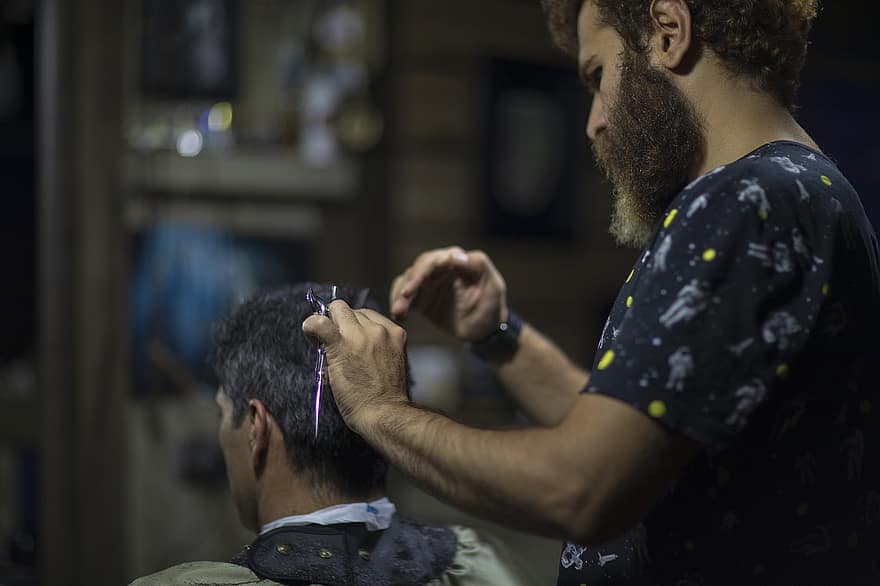 salon de coiffure, emploi, travail, persan, Occupation, affaires, Iran, La ville de Mashhad, styliste