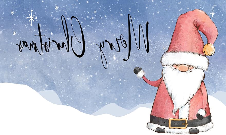 サンタクロース、クリスマス、クリスマスの背景、デコレーション、クリスマスカード、テンプレートクリスマス、バックグラウンド、冬、雪、お祝い、シーズン