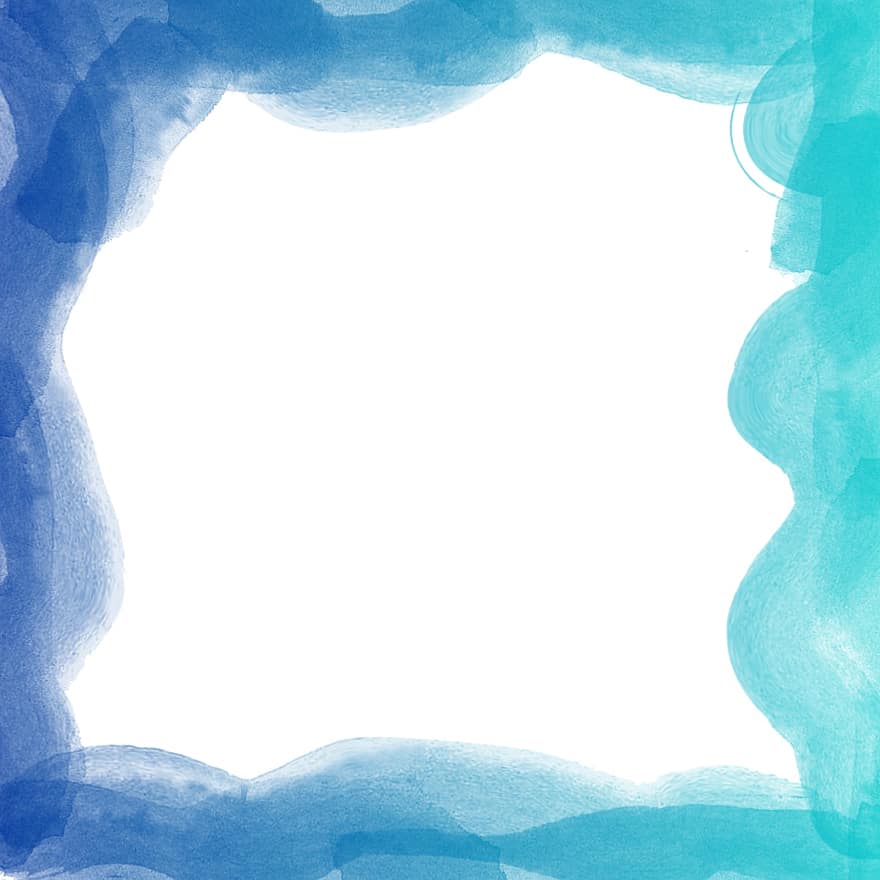 Aquarell, Blau, Aquarell Hintergrund, Farbe, Zeichnung, blaue Textur, Blauer Hintergrund, blauer Hintergrund abstrakt, Muster