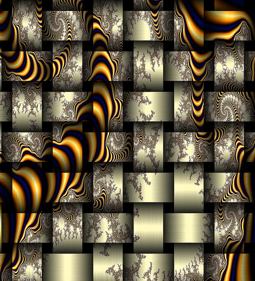 gráficos, abstracción, simetría, ciclos, composición, imaginación, beige, dorado