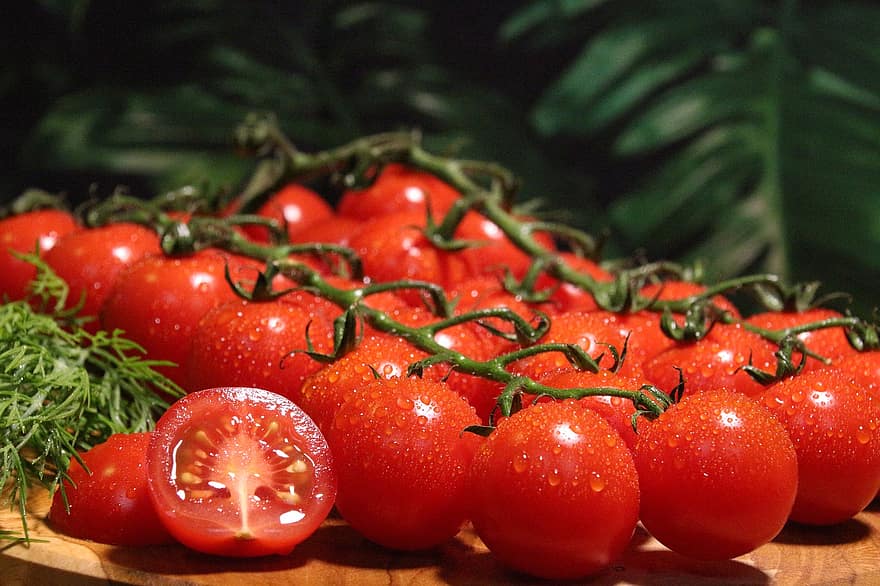 tomater, rød, grøntsager, mad, spise, frisk, laver mad, salat, sund og rask, ingredienser, moden