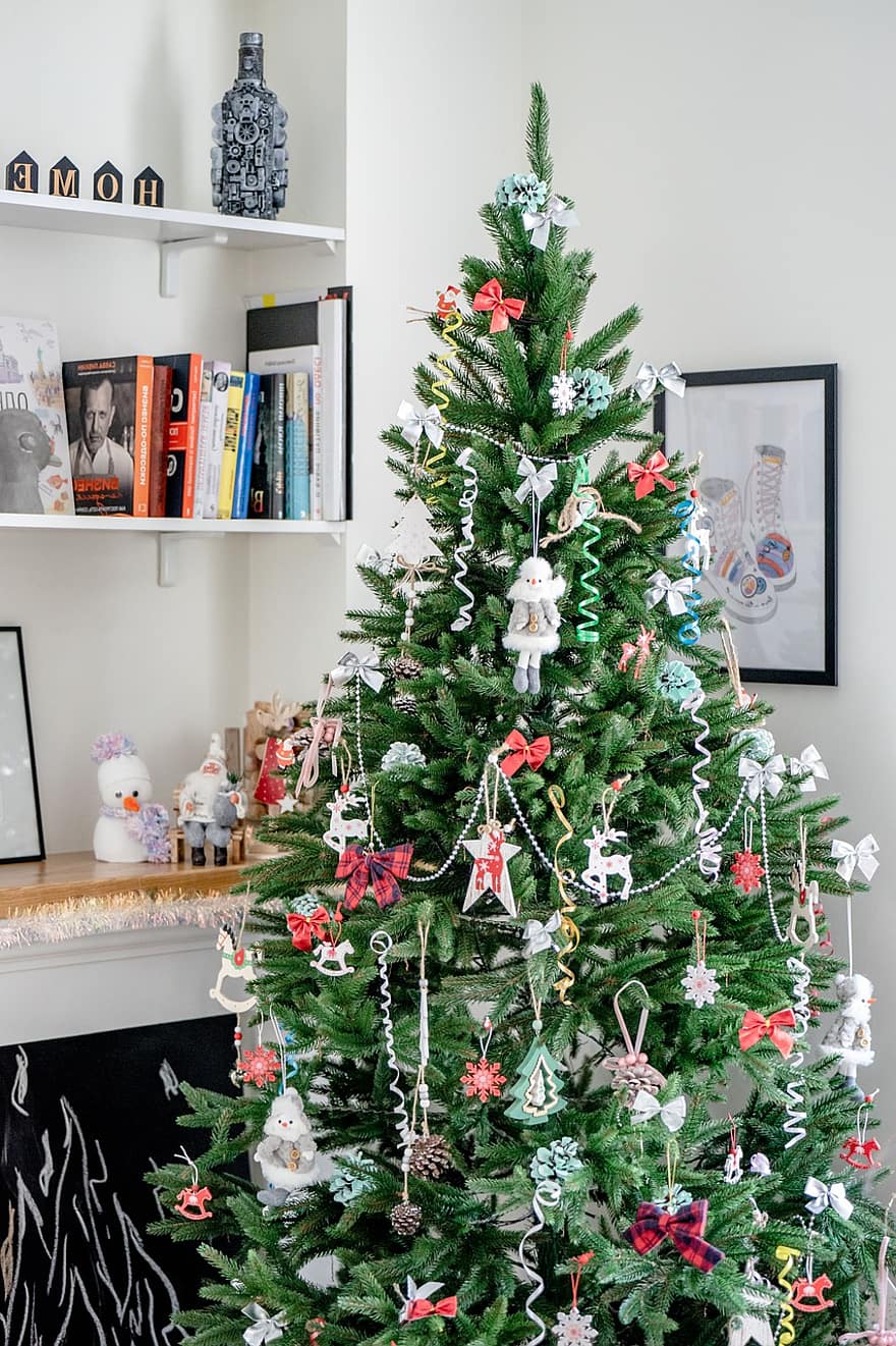 рождество, Рождественская елка, день отдыха, время года, украшение, декоративный, сезонное