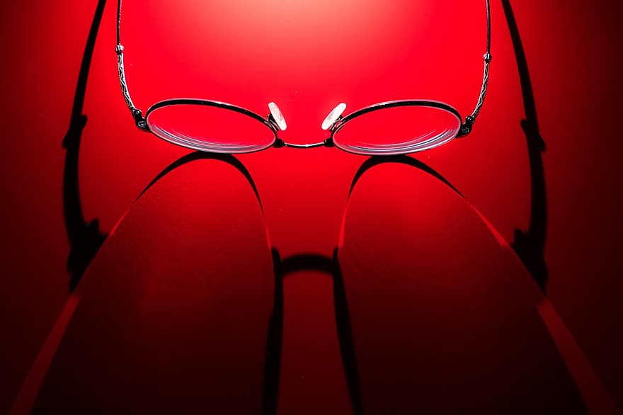 brýle, čočky, optický, konstrukce, Pohled
