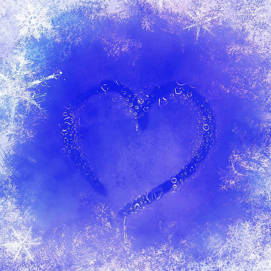 hjerte, snø, kjærlighet, snøhjerte, hvit, vinter, jule tid, iskald, frossen, bakgrunnsbilde, romanse