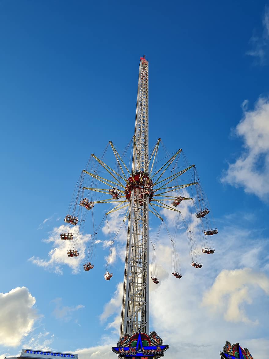 Ride, Amusement Park, Childhood, Enjoyment