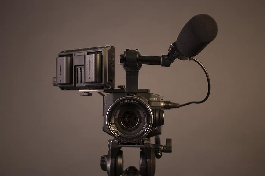 kamera, film, mozi, fényképészeti berendezések, Filmező felszerelés, háromlábú