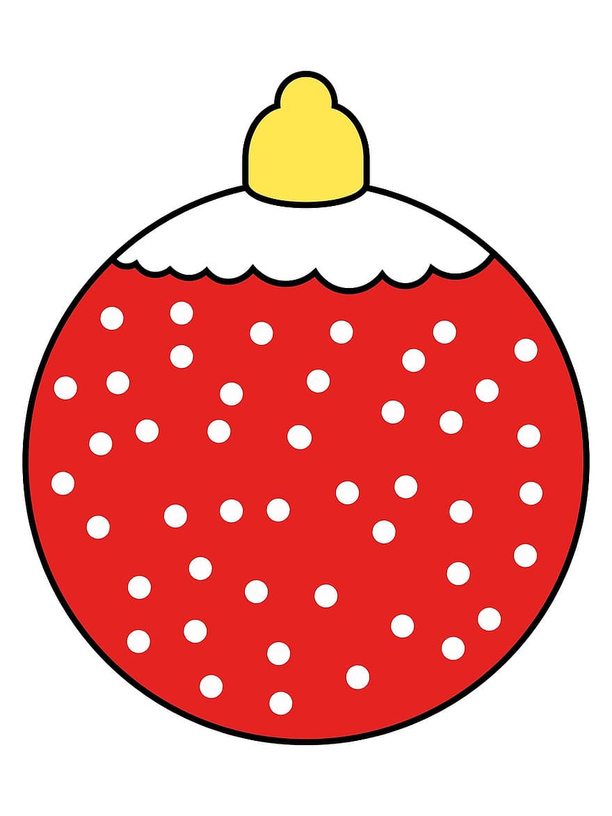 Crăciun mingea, minge, ornament, Crăciun, decor, ilustrare, vector, proiecta, iarnă, sezon, simbol