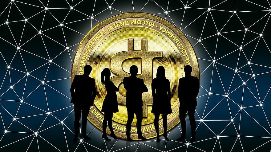 bitcoin, negocio, criptomoneda, dinero, moneda, financiar, intercambiar, cadena de bloques, financiero, tecnología, acuñar