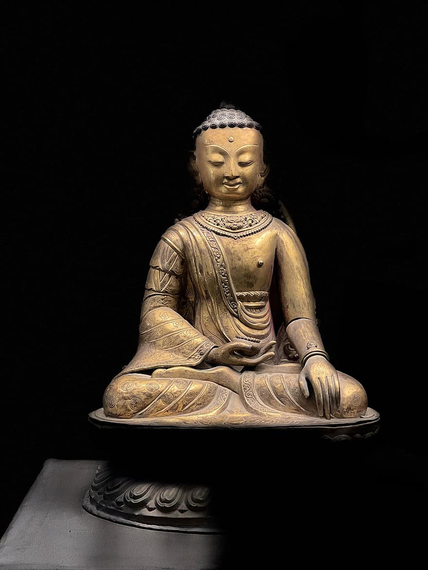 religia, Budda, medytacja, buddyzm, sztuka, statua, duchowość, rzeźba, kultury, medytować, posiedzenie
