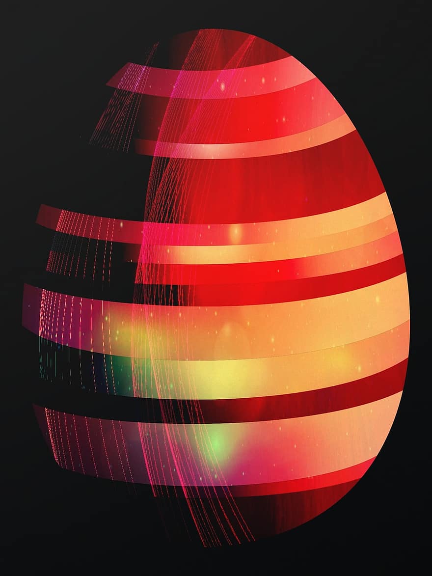 velikonoční vajíčko, velikonoční, východní kolekce, vejcovitý, barevný, vícebarevný, vejce, veselé Velikonoce, pozadí, abstraktní, ilustrace