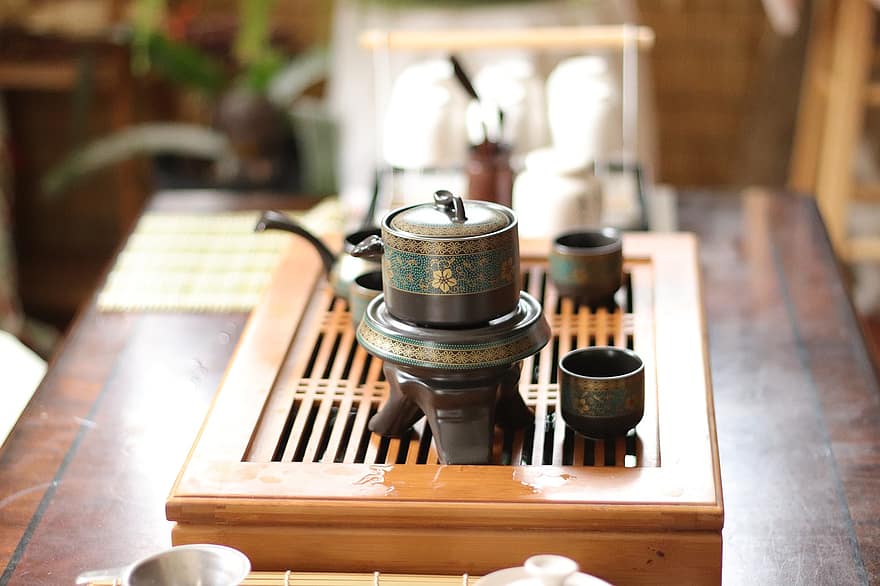 Tè Gongfu, teiera, asiatico, tè