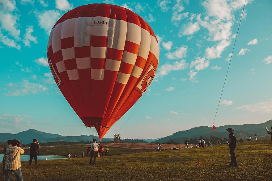balon cu aer cald, calatorie cu balonul cu aer cald, camp, zborul cu balonul, oameni, Activitate recreațională, Cappadocia