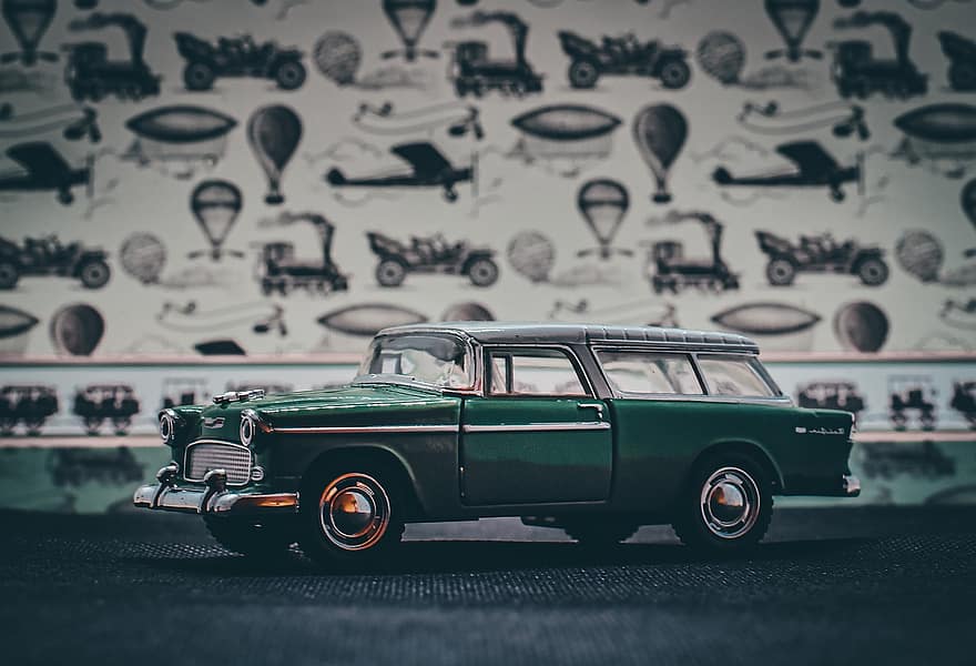 cotxe, pneumàtics, paper, vell, antiguitat, retro, clàssic, emoció, joguina, fons, textura