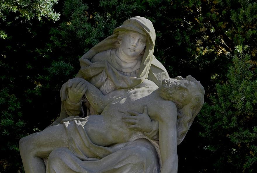 Мария, статуя, безупречен, майка и син, религия, скулптура, християнство, архитектура, известното място, духовност, култури