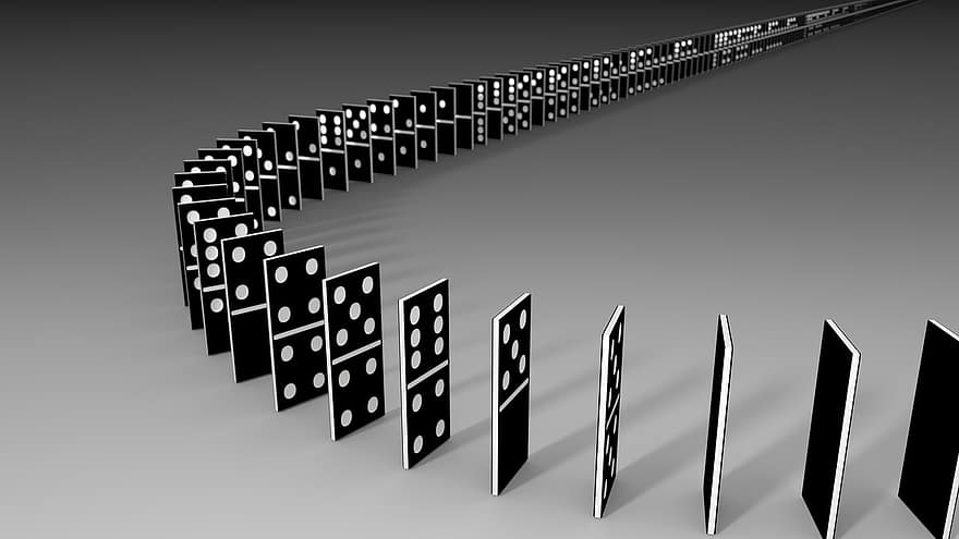 quân cờ domino, chơi, chơi đá, loạt, hiệu ứng đô-mi-nô, gesellschaftsspiel, trò chơi trí tuệ, thẻ nhớ được bao phủ bởi, domino, mẫu, đen
