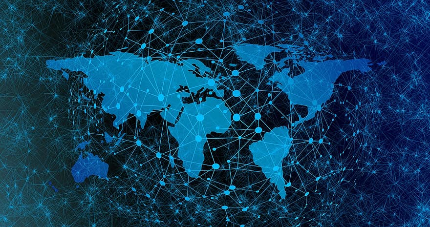 システム、ウェブ、ネットワーク、グローブ、ヨーロッパ、アフリカ、アジア、アメリカ、オーストラリア、接続、つながった
