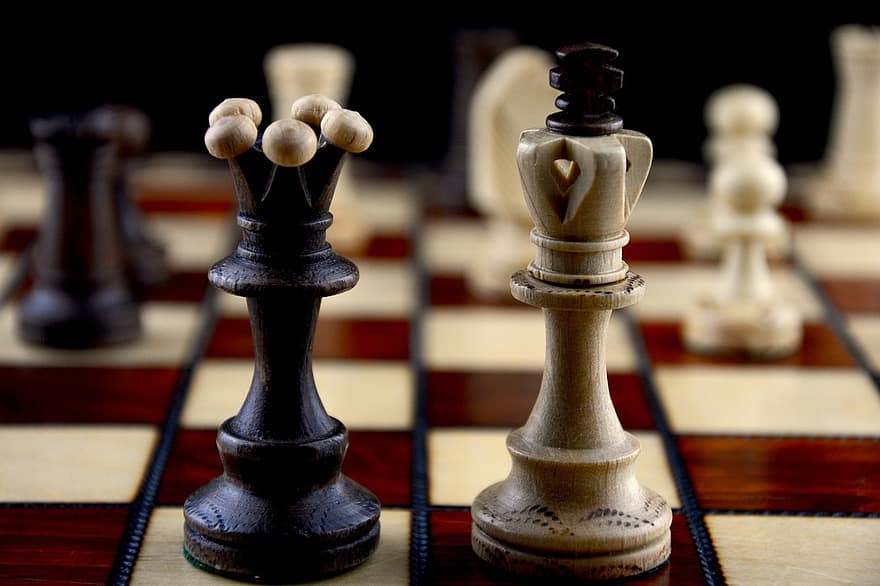 escacs, joc de taula, estratègia, Tauler d'escacs, xifres, rei, reina, tàctiques, peces d’escacs, joc d’escacs