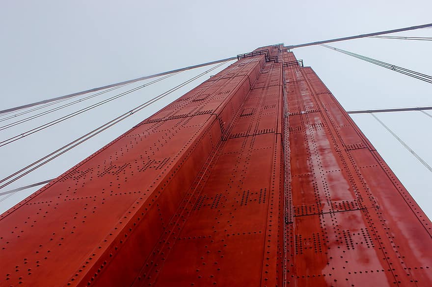 Мост Голдън Гейт, Сан Франциско, Калифорния, мост, забележителност, архитектура, известен, туризъм, залив, САЩ, пътуване