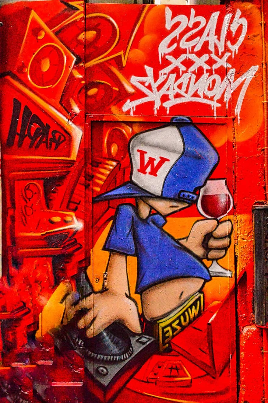 graffiti, urbane kunst, gatekunst, Kunst, Urban