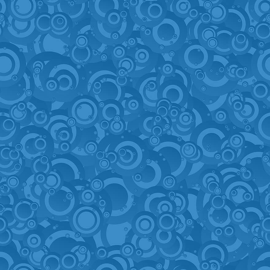 blå, cirkel, mønster, sømløs, baggrund, tapet, struktur, Gentag mønster, kulisse, dekoration, blå tekstur