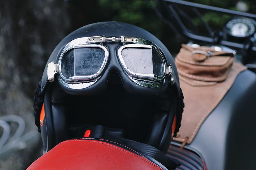 motorcykel hjelm, motorcykel, hjelm, beskyttende tøj, briller, sikkerhed